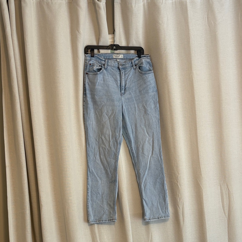 Abercrombie & Fitch Light Blue Straight Leg Jeans